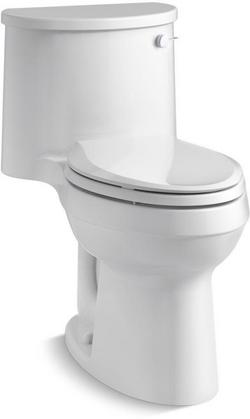 1.28 gpf Elongated One Piece Toilet in White