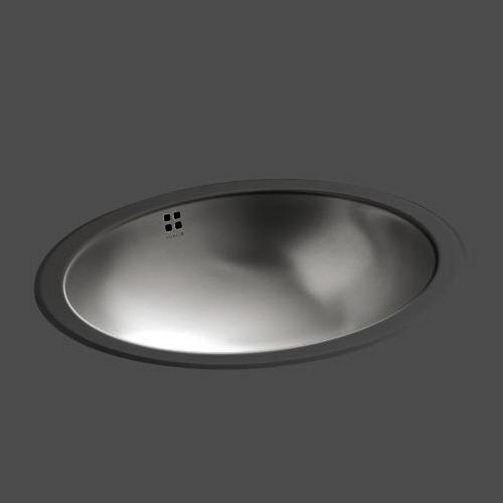 KOHLER Luster Stainless Steel Dual Mount Basin 