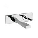 Wall Mount Bathroom Sink Faucet with Single-Handle in Polished Chrome