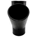 Black No Hub Cast Iron Wye 