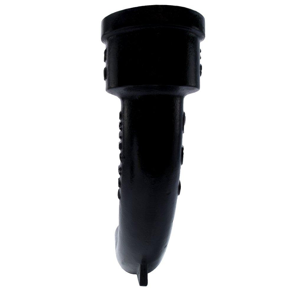 Black Hub x Spigot Service Cast Iron Long Sweep Bend 