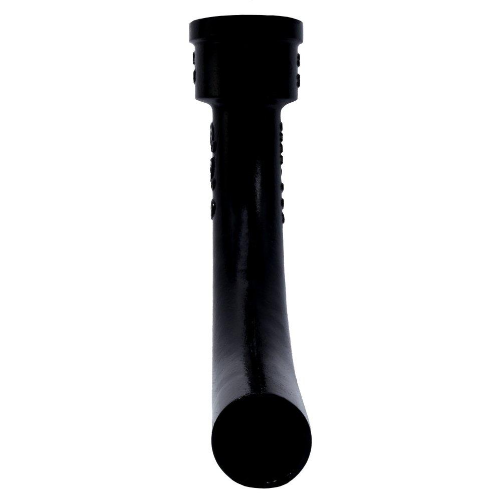 Black Hub x Spigot Service Cast Iron Long Sweep Bend 