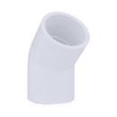 White PVC Schedule 40 45&deg; Elbow 