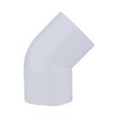 White PVC Schedule 40 45&deg; Elbow 