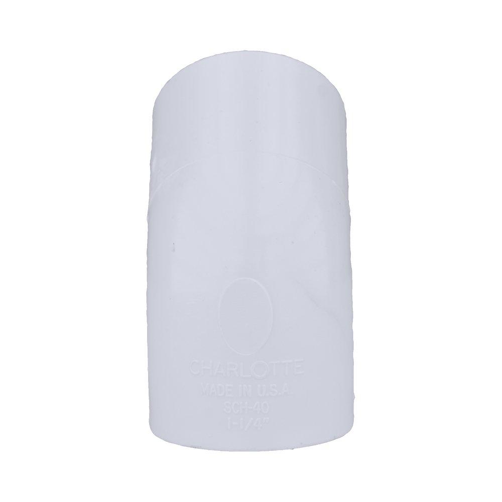 White PVC Schedule 40 45&deg; Elbow 