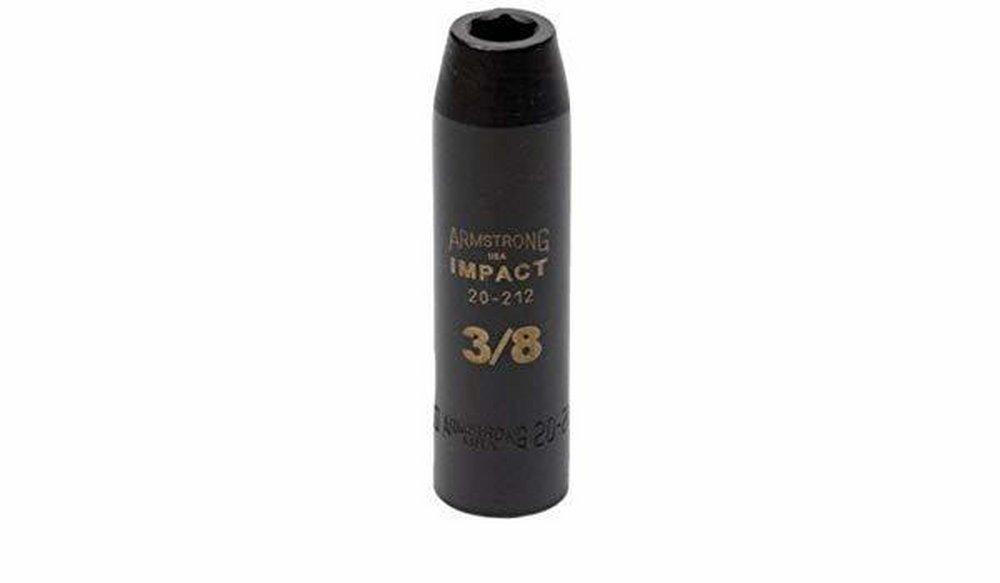 Armstrong Tools Black 1/2 in. Deep Door Impact Socket 