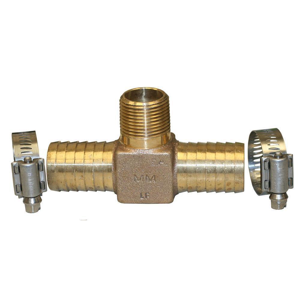 Merrill Manufacturing Insert x MIP Bronze Hydrant Reducing Tee 