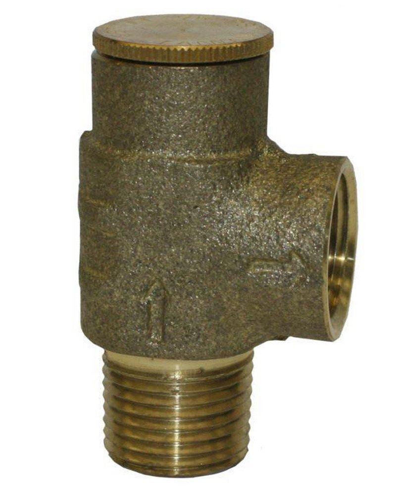 Merrill Manufacturing Brass MIPS x FIPS 75# Pressure Relief Valve 