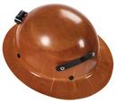 Hard Hat with Lamp Bracket and Cord Holder in Natural Tan