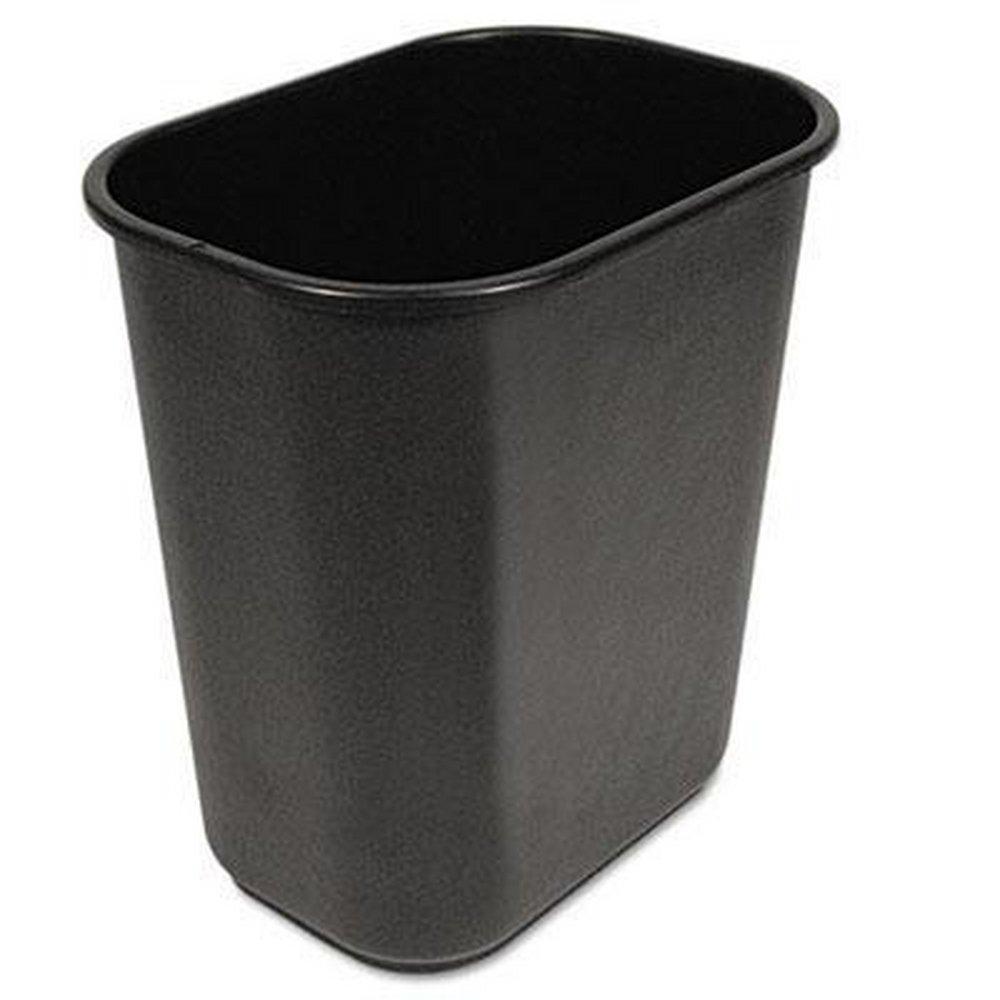 Unisan Black Soft Sided Waste Basket in Black 