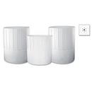 AmerCareRoyal White Plated Paper Chef Hat in White (Case of 28) 