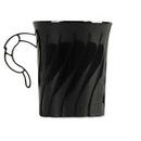 Black Plastic Coffee Cup in Black (Case of 8) 