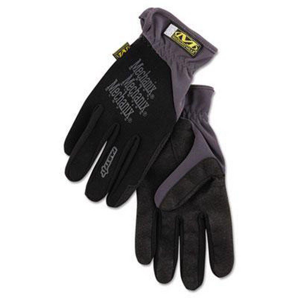 Mechanix Wear Black Synthetic Leather and Spandex Work Gloves 