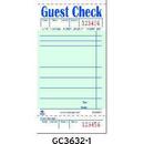 AmerCareRoyal Green 15 Lines Guest Check (Case of 50) 