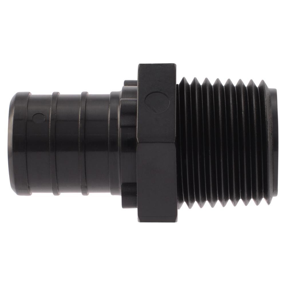 SharkBite&reg; Plastic PEX Crimp x MPT Adapter 