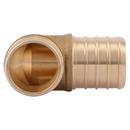 SharkBite&reg; Natural Brass Brass PEX Crimp 90&deg; Elbow 