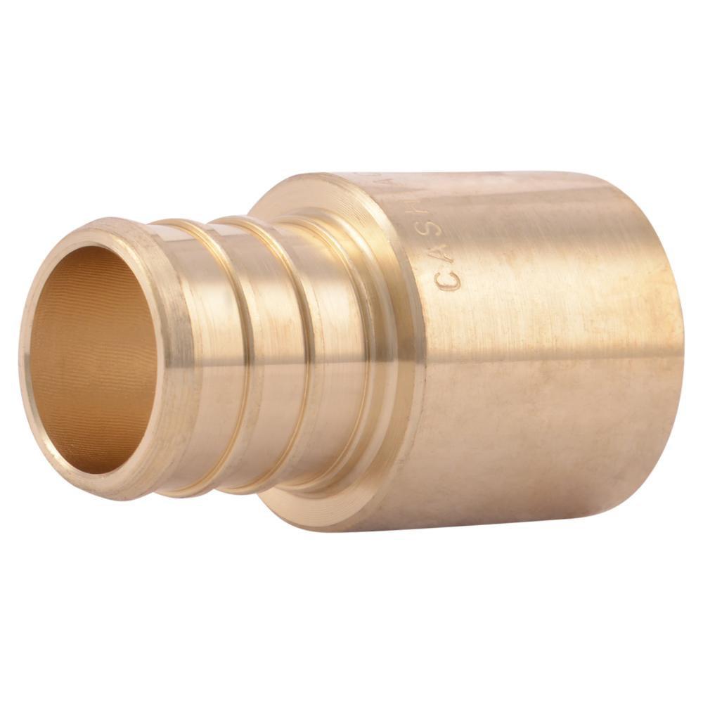 SharkBite&reg; Brass PEX Crimp x Male Sweat Adapter 