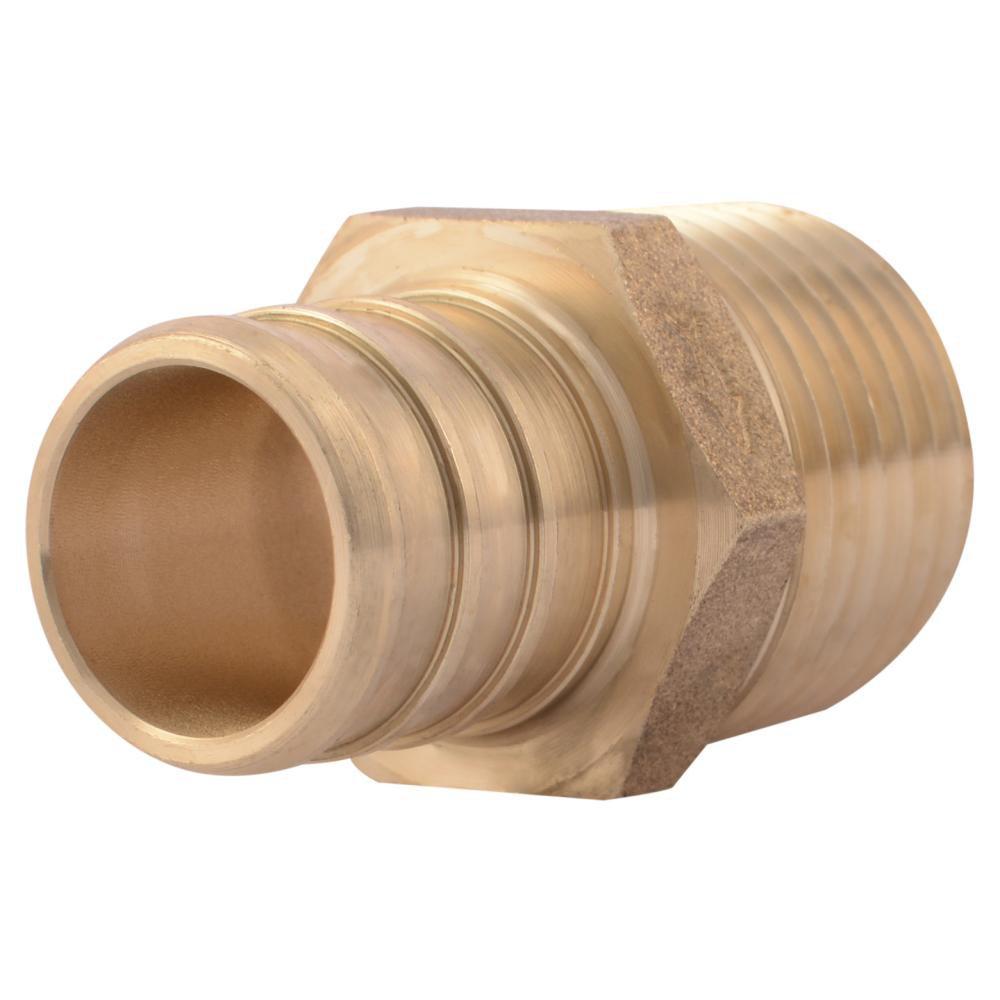 SharkBite&reg; Brass PEX Crimp x MPT Adapter 