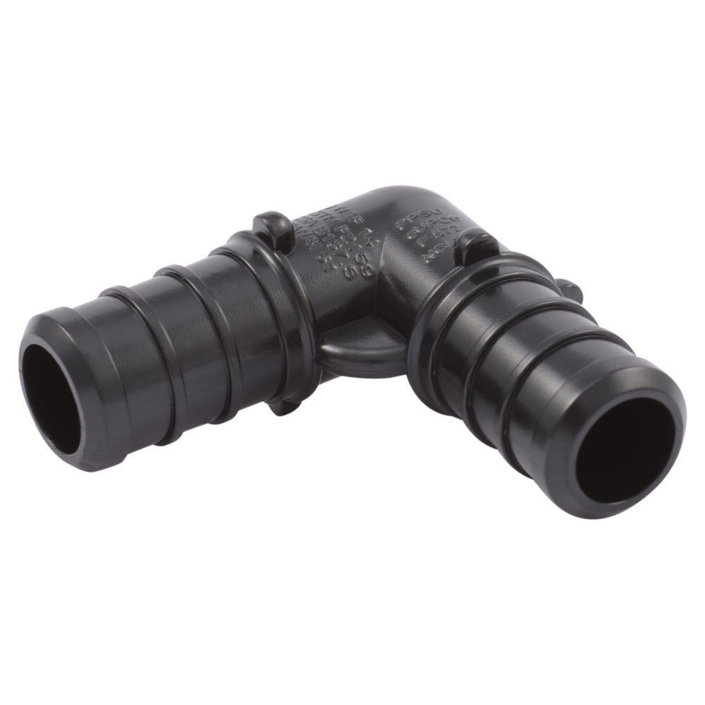 SharkBite&reg; Black Plastic PEX Crimp 90&deg; Elbow 