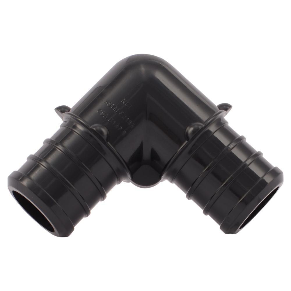 SharkBite&reg; Black Plastic PEX Crimp 90&deg; Elbow 