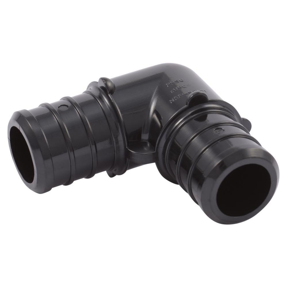 SharkBite&reg; Black Plastic PEX Crimp 90&deg; Elbow 