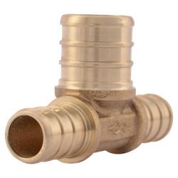1/2 x 1/2 x 3/4 in. Brass PEX Crimp Tee