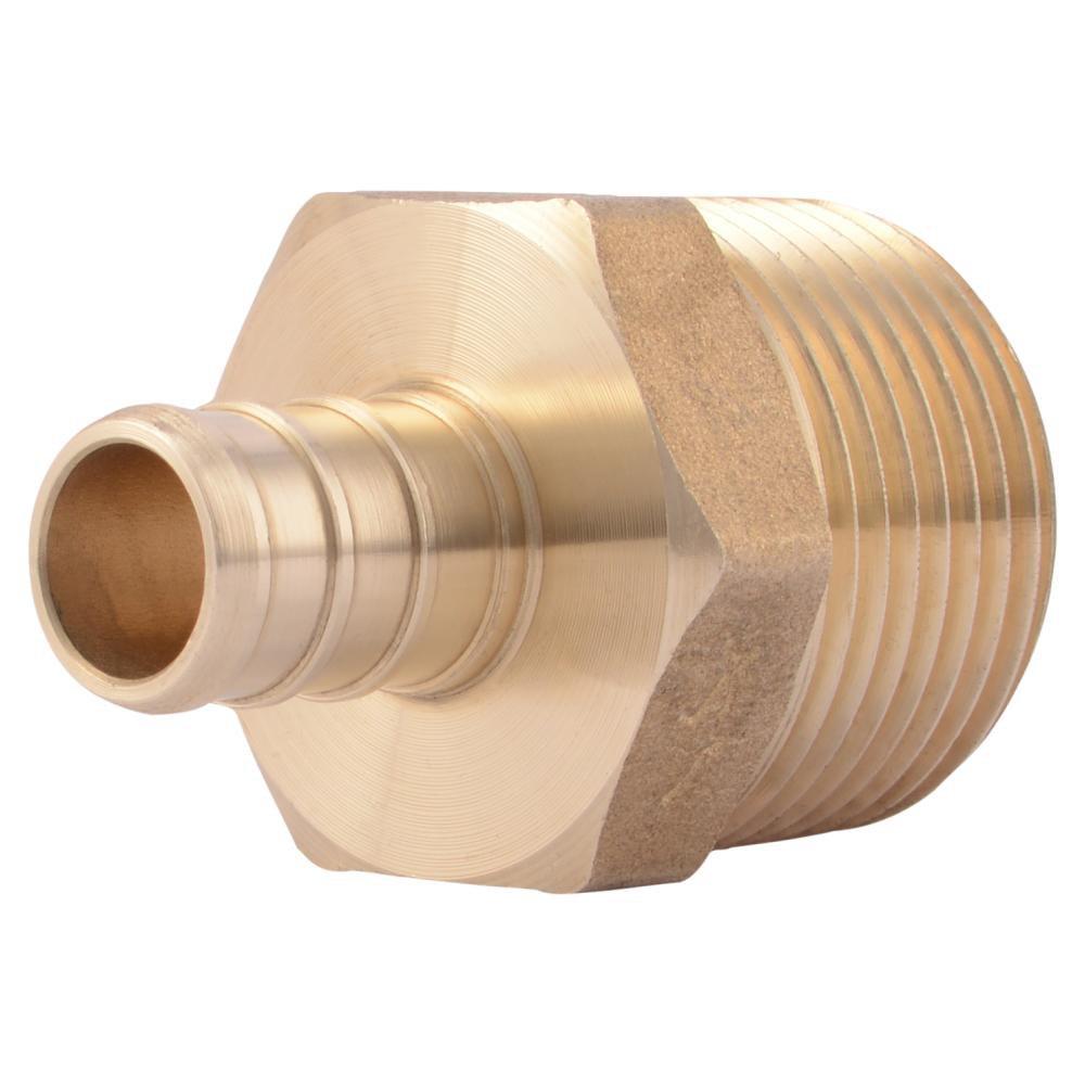 SharkBite&reg; Brass PEX Crimp x MPT Adapter 
