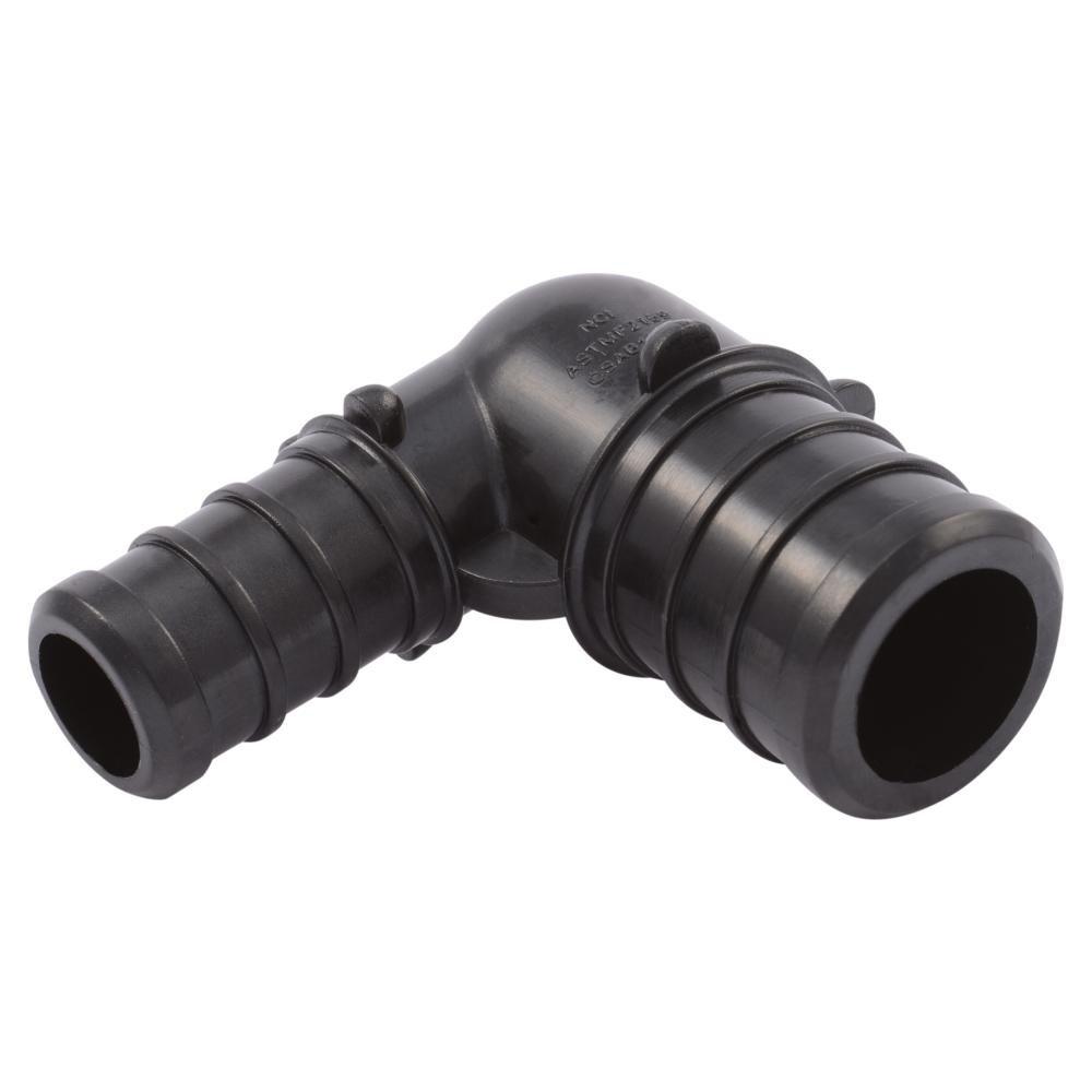 SharkBite&reg; Black Plastic PEX Crimp 90&deg; Elbow 