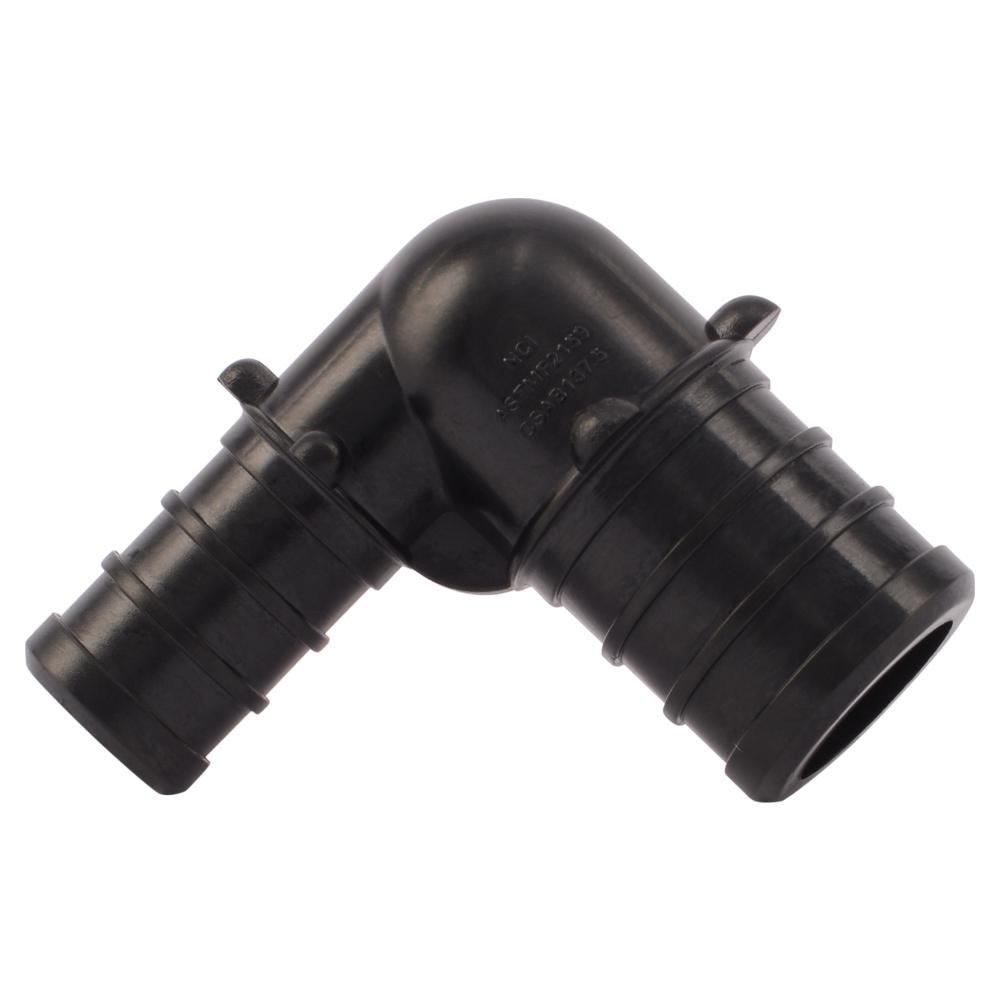 SharkBite&reg; Black Plastic PEX Crimp 90&deg; Elbow 