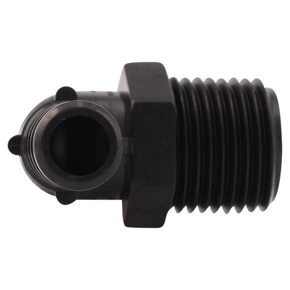 SharkBite&reg; Black Brass Barbed 90 Degree Elbow 