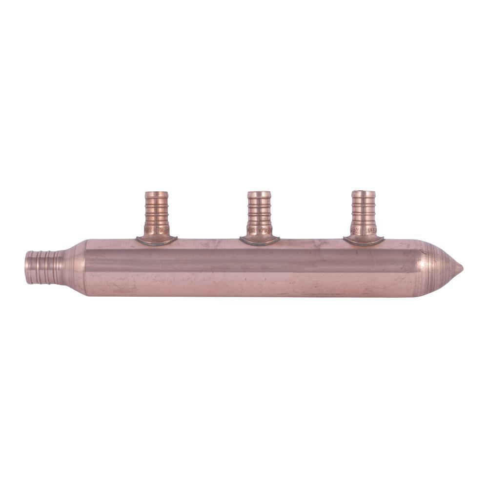 SharkBite&reg; Copper 200 psi Copper Barbed Valve Manifold 
