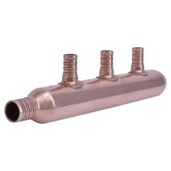200 psi Copper Barbed 3/4 x 1/2 in. Valve Manifold