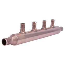 200 psi Copper Barbed 3/4 x 1/2 in. Valve Manifold