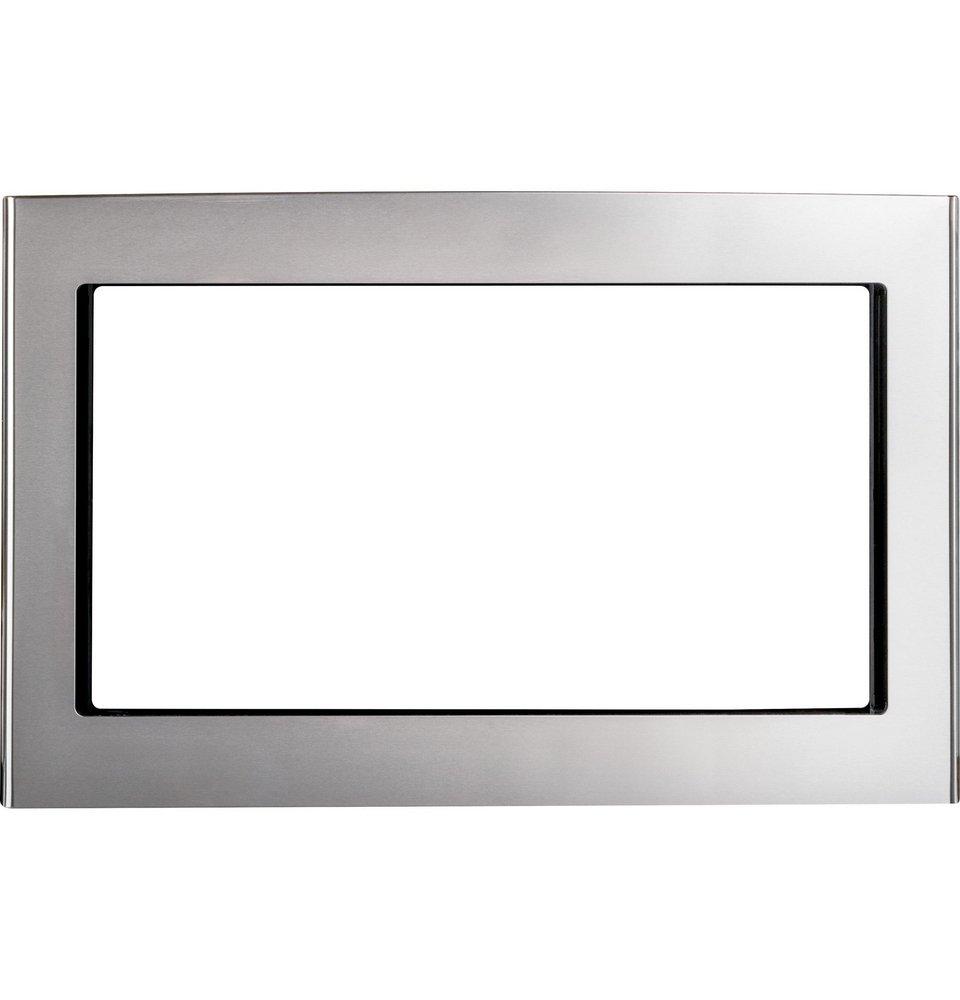 GE&reg; Stainless Steel 2.0 in. Built-In Microwavewave Trim Kit 