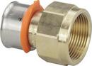 1 in. Bronze PEX Press x 1 in. Flare Adapter