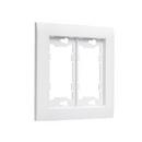 TayMac White 2-Gang Wall Plate 