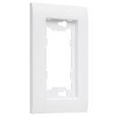 TayMac White 1-Gang Wall Plate 