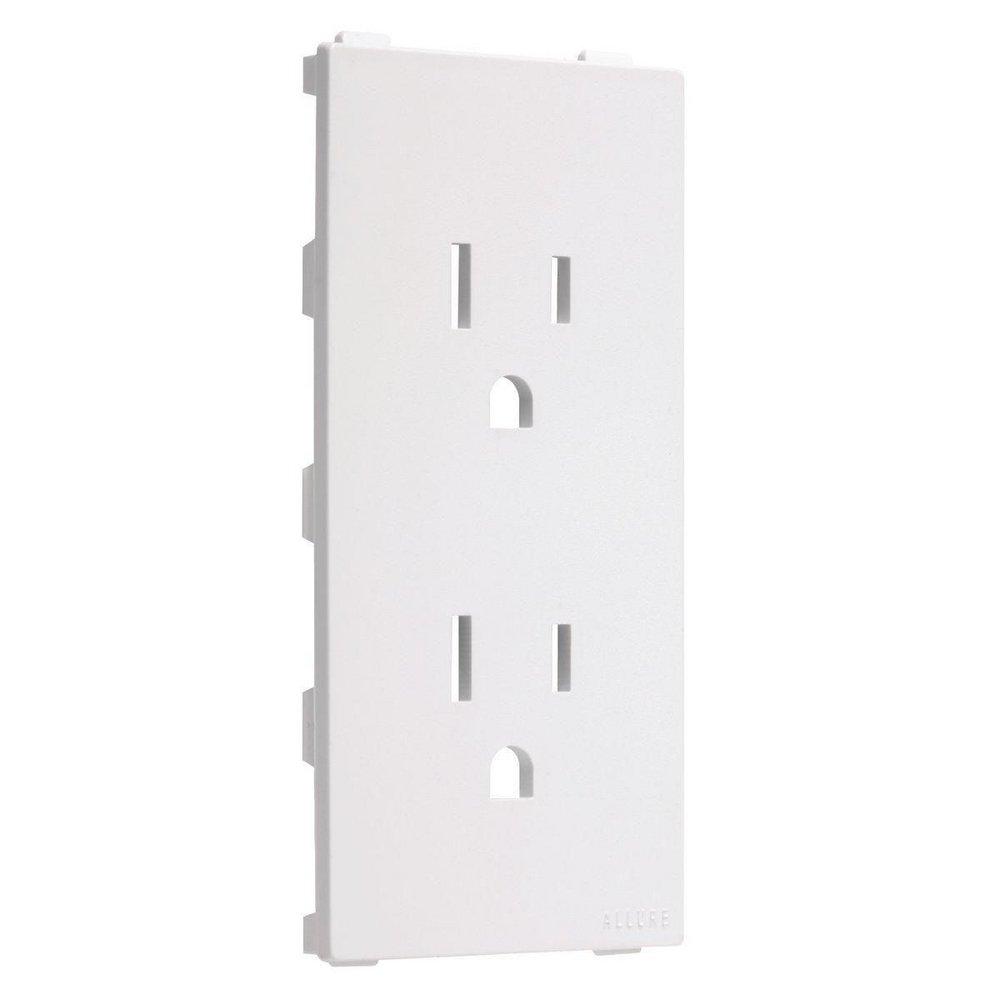TayMac White Duplex Outlet 