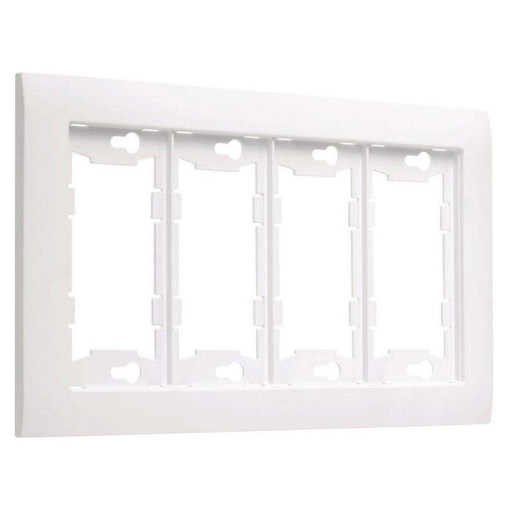 TayMac White 4 -Gang Wall Plate 