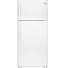 28 in. 15.5 cu. ft. Top Mount Freezer Refrigerator in White
