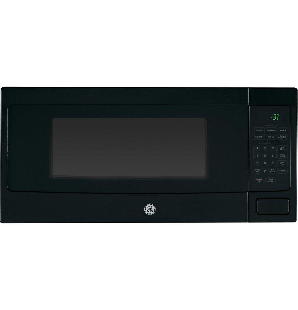 GE&reg; Black 1.1 cu. ft. 800 W Countertop Microwave 