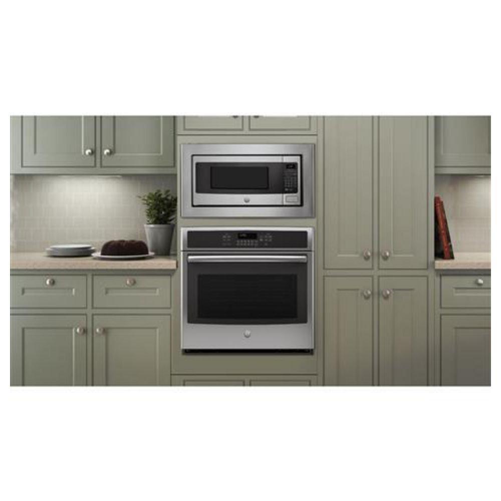 GE Profile&trade; Stainless Steel 1.1 cu. ft. 800 W Countertop Microwave 