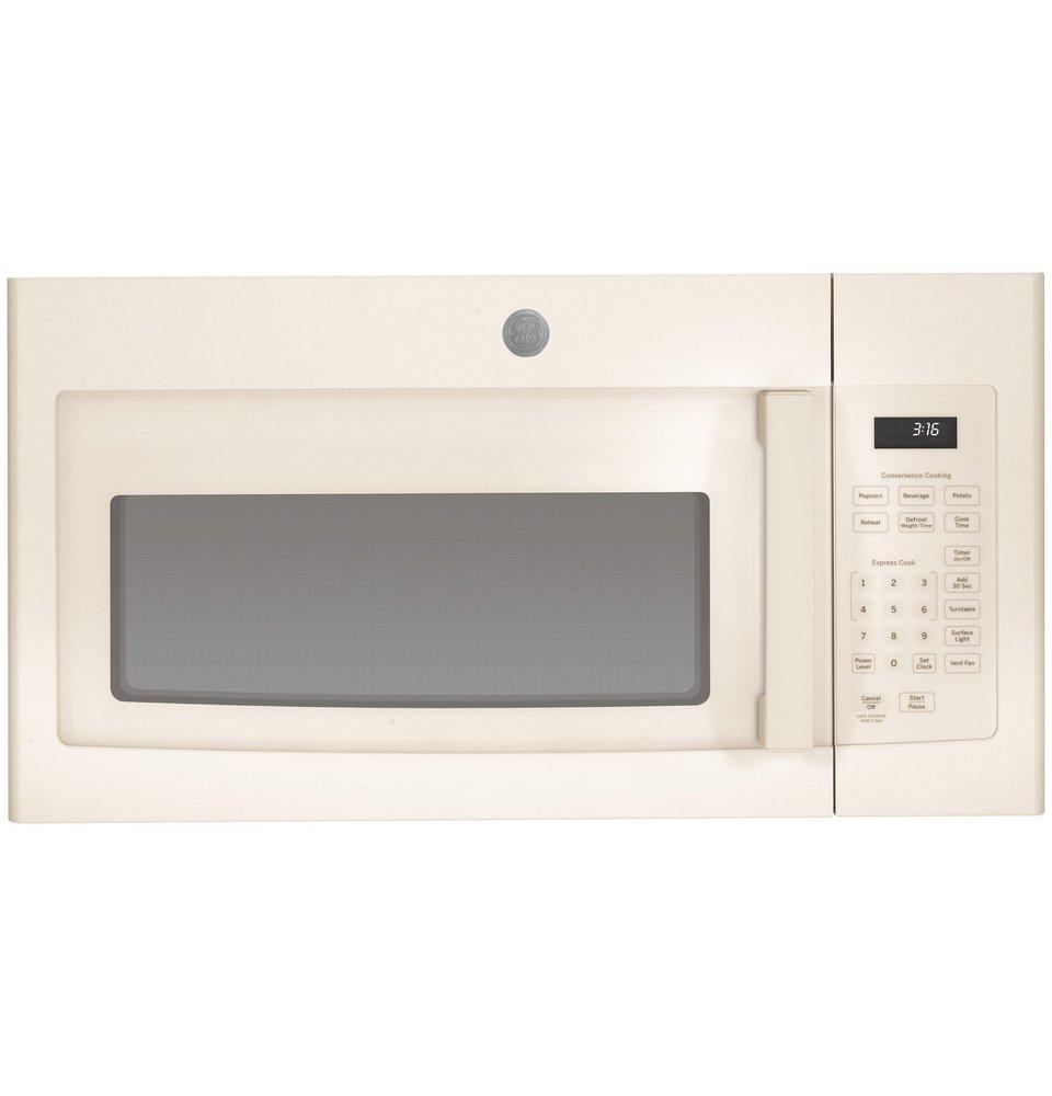 GE® Bisque 1.6 cu. ft. 1000 W External Over-the-Range Microwave 