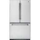 35-7/8 in. 14.5 cu. ft. Counter Depth and French Door Refrigerator in Stainless Steel