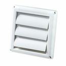 3 in. Louvered Air Intake Vent in White