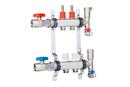 Zurn PEX Stainless Steel Heating Manifold with Flowmeter 