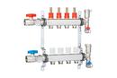 Zurn PEX Stainless Steel Heating Manifold with Flowmeter 