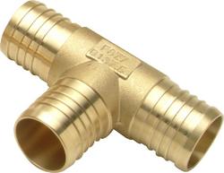 1-1/2 x 1-1/2 x 1-1/4 in. Brass PEX Crimp Tee