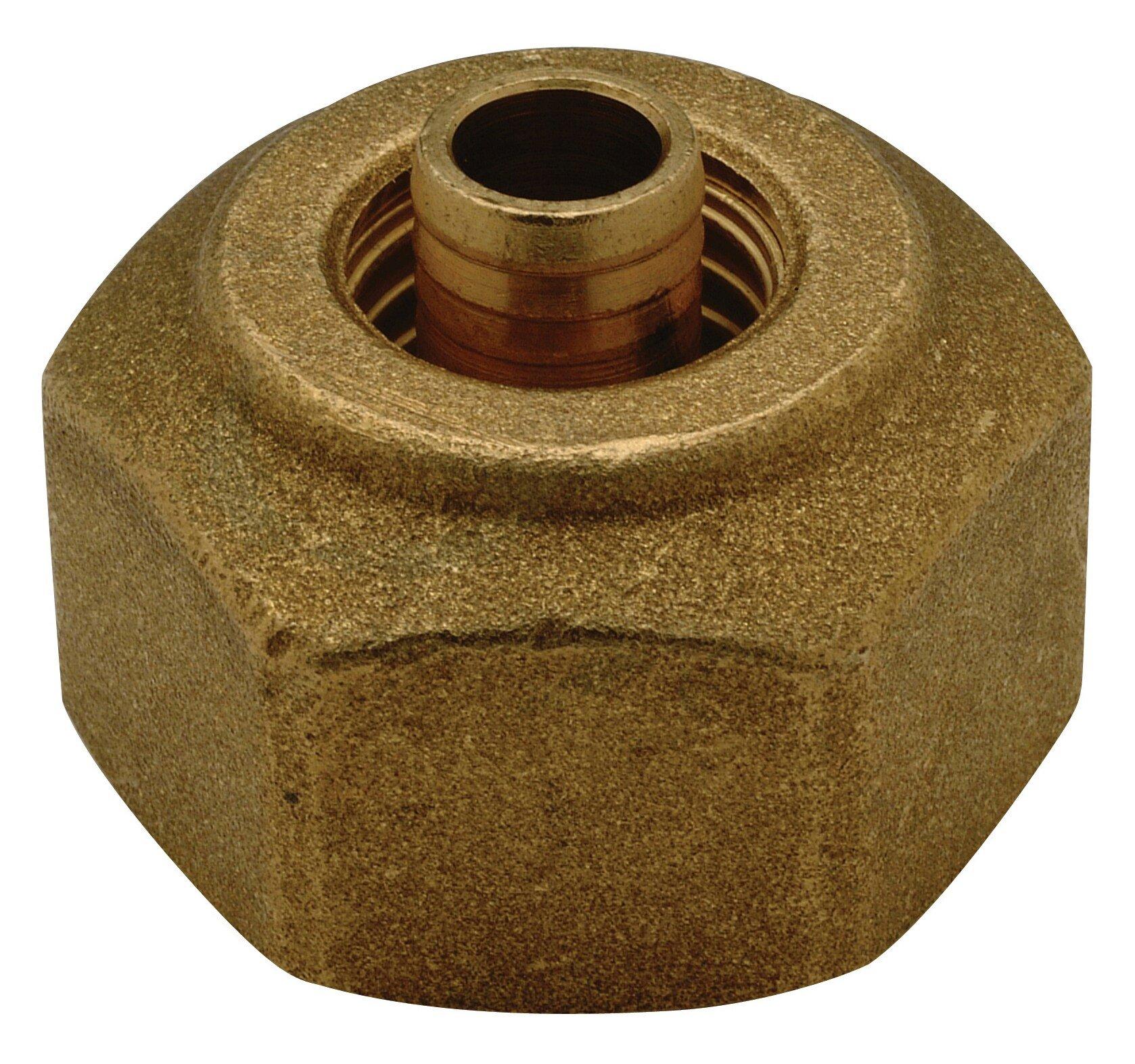 Zurn PEX Hydronic Manifold Adapter Bushing Brass 