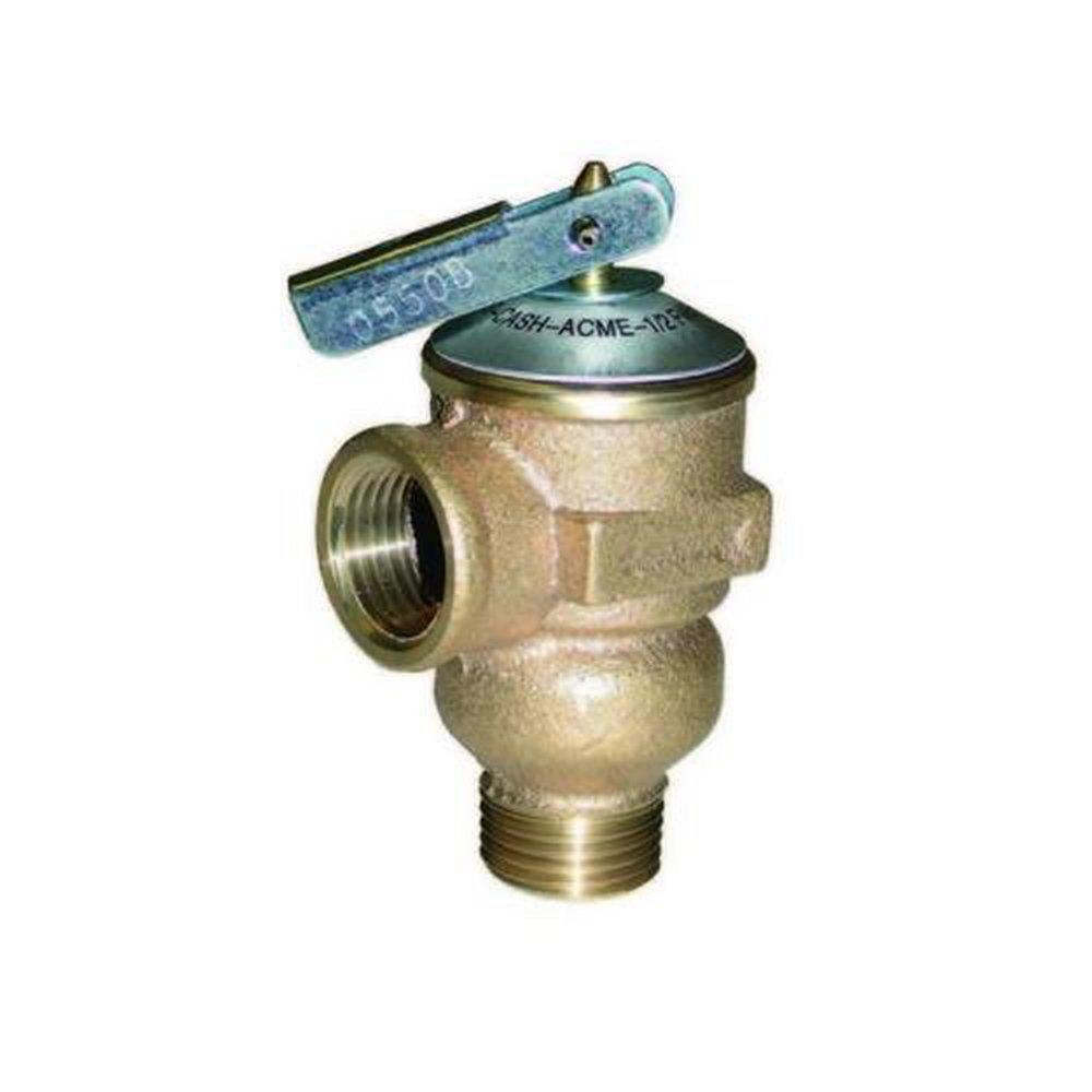 Cash Acme Bronze MNPT x FNPT 75# Relief Valve 